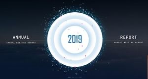 แฟชั่นเย็นเต็มไปด้วยดวงดาวบนท้องฟ้าไมโครสามมิติ บริษัท ธุรกิจทั่วไป ppt template