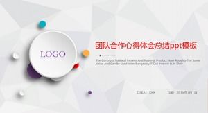 Pengalaman kerja tim dan ringkasan pengalaman template ppt