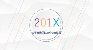 Plantilla ppt de trabajo en equipo de clase universitaria