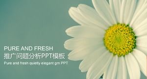 促銷問題分析ppt模板