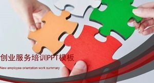 Modèle ppt de formation au service d'entrepreneuriat