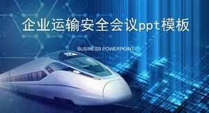 기업 교통 안전 회의 ppt 템플릿