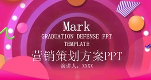 Template PPT rencana pemasaran bisnis fashion