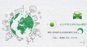 Kurumsal çevre koruma yasal eğitim ppt şablonu