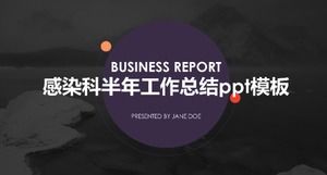 Templat ppt ringkasan kerja setengah tahun departemen infeksi