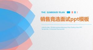 Modèle ppt d'entretien de campagne de vente