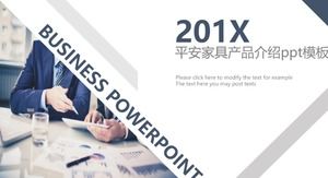 Ping Un modello ppt per l'introduzione del prodotto di arredamento