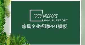 Furniture business recruitment ppt template