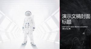 Prosty szablon PPT w stylu technologii mody