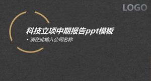 Projekt naukowo-techniczny szablon raportu częściowego ppt