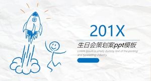 Plan urodzinowy szablon ppt