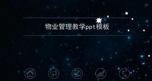 Modello ppt di insegnamento della gestione della proprietà