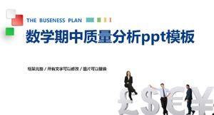 เทมเพลต ppt การวิเคราะห์คุณภาพคณิตศาสตร์ระยะกลาง