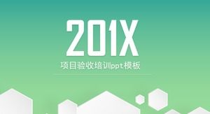 Templat ppt pelatihan penerimaan proyek