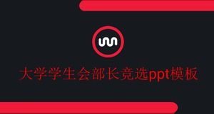 Modello ppt per le elezioni del ministro del sindacato degli studenti universitari