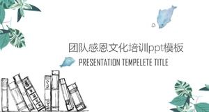 Plantilla ppt de entrenamiento de cultura de gratitud de equipo