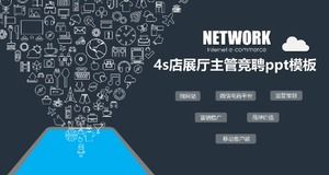 modelo de ppt de competição de supervisor de showroom de loja 4s