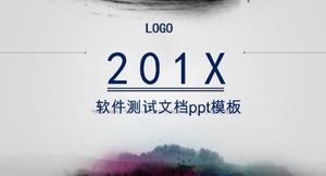 Modello ppt del documento di test del software