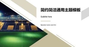 Modèle PPT général de travail d'entreprise simple