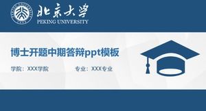 Modèle ppt de soutenance de thèse d'ouverture à mi-parcours