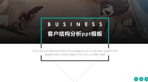 Kundenstrukturanalyse ppt-Vorlage