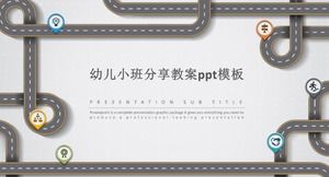 Przedszkole mała klasa dzielenie plan lekcji szablon ppt