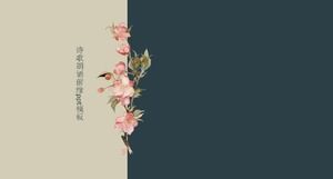 Template ppt terdepan pembacaan puisi