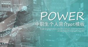 Template ppt profil pribadi untuk siswa sekolah menengah kejuruan