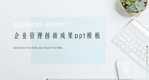 Șablon ppt de rezultate ale inovației în managementul întreprinderii