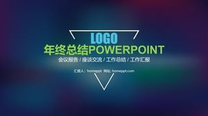 Przedsiębiorstwo roczne podsumowanie pracy szablon raportu ppt