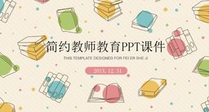 小学校教師漫画pptテンプレート