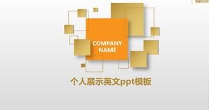 パーソナルディスプレイ英語pptテンプレート