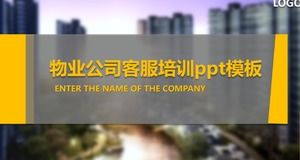 Modello ppt di formazione del servizio clienti della società immobiliare
