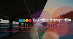 Satış ve satış süpervizörü yarışması ppt şablonu