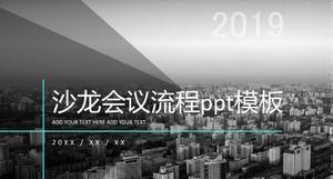 Salon meeting process ppt template