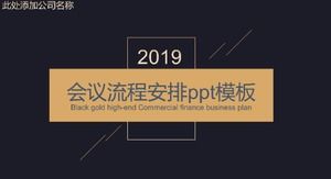 Șablon ppt de aranjare a procesului de conferință