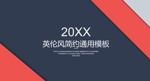 Modello ppt in stile britannico