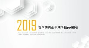 Modello ppt di valutazione di medio termine post-laurea in filosofia