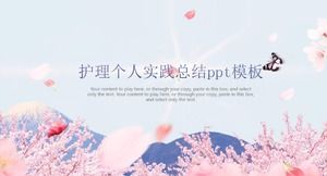 Modello ppt di riepilogo della pratica personale infermieristica