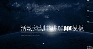 Plantilla ppt de explicación de libro de planificación de eventos