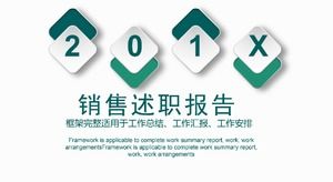 Sales report ppt template