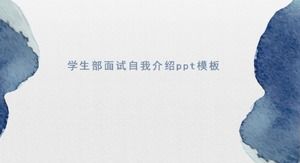 Templat ppt pengenalan diri wawancara departemen mahasiswa