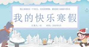 Mon modèle ppt de joyeuses vacances d'hiver