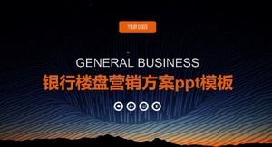 Plantilla ppt del plan de marketing inmobiliario bancario