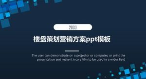 Real estate planning and marketing plan ppt template