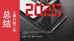 Personel idari iş özeti ppt şablonu