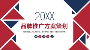 Un modello ppt di relazione accademica "brillante".