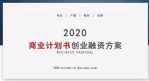 Geschäftsfinanzierungsplan ppt-Vorlage