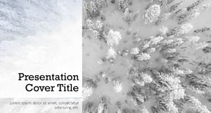 Modello PPT del rapporto di lavoro semplice in bianco e nero