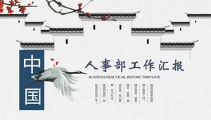 Șablon ppt de raport de lucru al departamentului de resurse umane